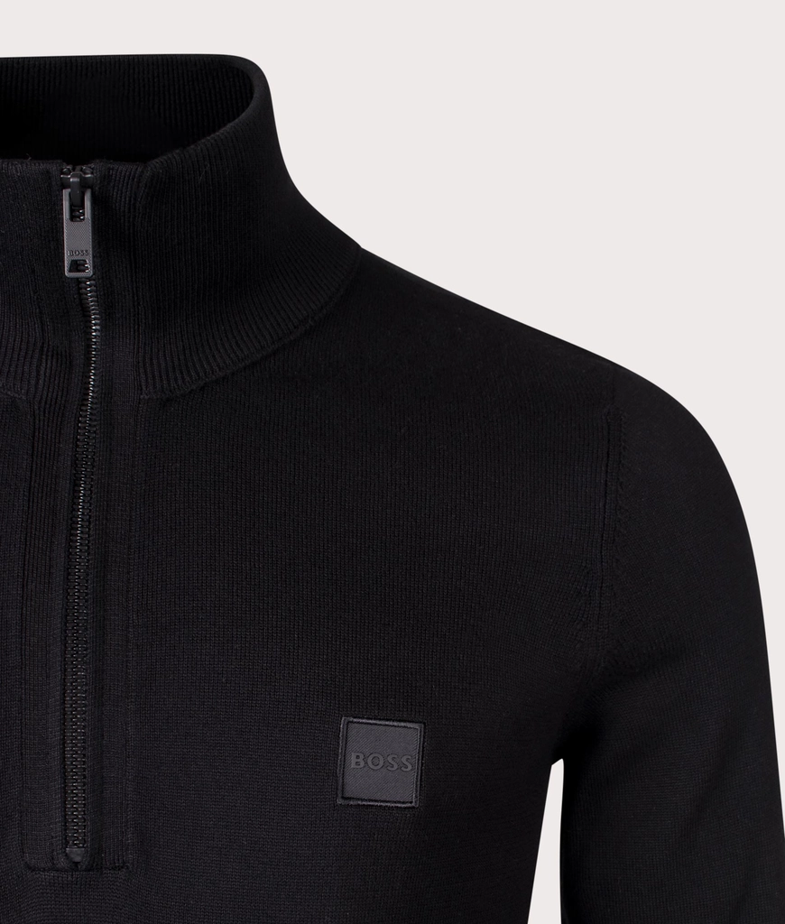 Hugo Boss Mens Kanobix Quarter Zip Jumper